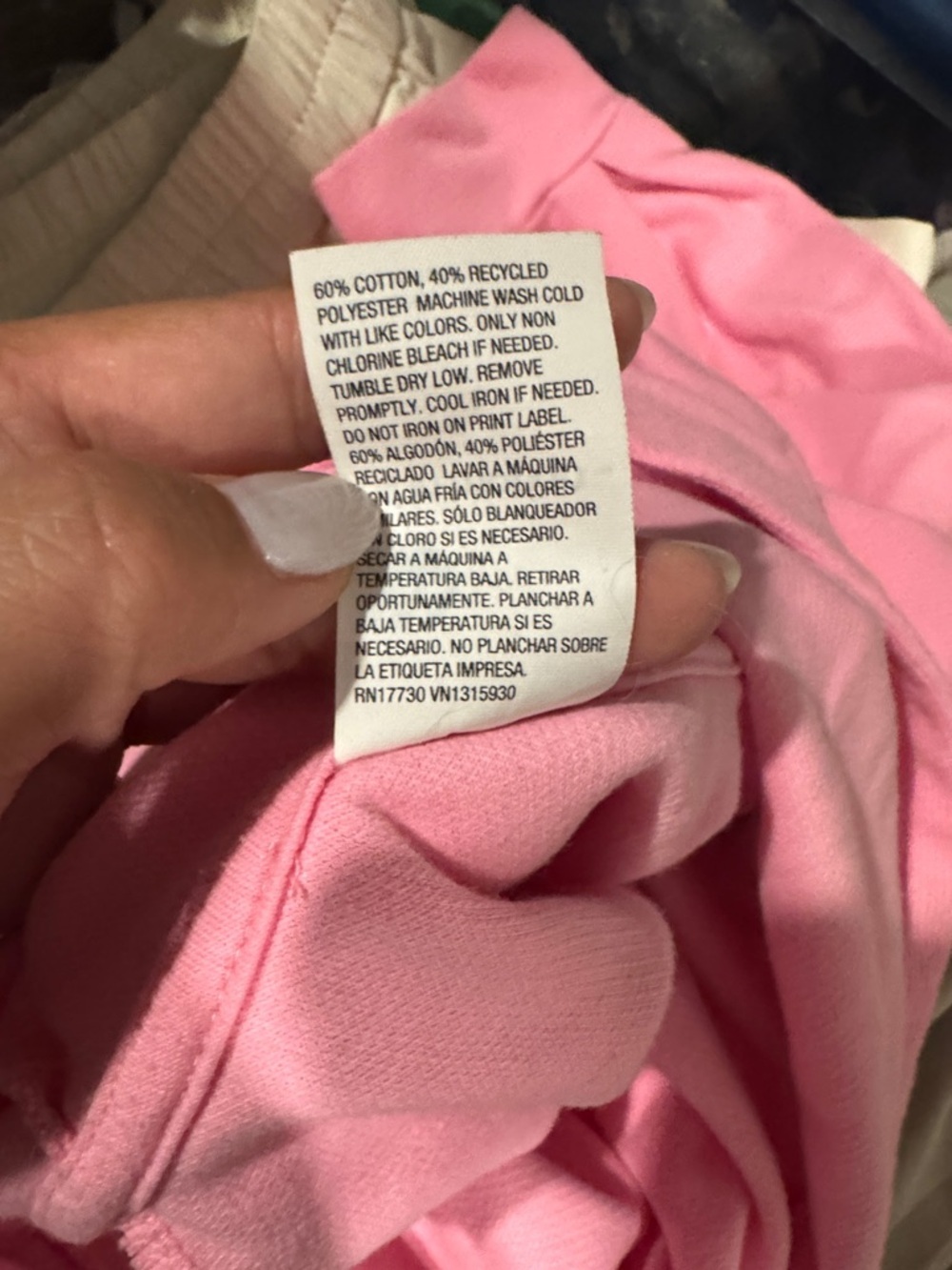 Size 4X All in Motion Pink Women's Cozy Rib Hoodie - Picture 4 of 4